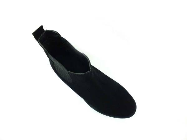 Çarıkçım Bağcıksız Kadın Bot - Siyah-Süet - 640-04