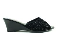 Çarıkçım Kadın Ev Terliği Siyah 19 60 - Thumbnail