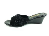 Çarıkçım Kadın Ev Terliği Siyah 19 60 - Thumbnail