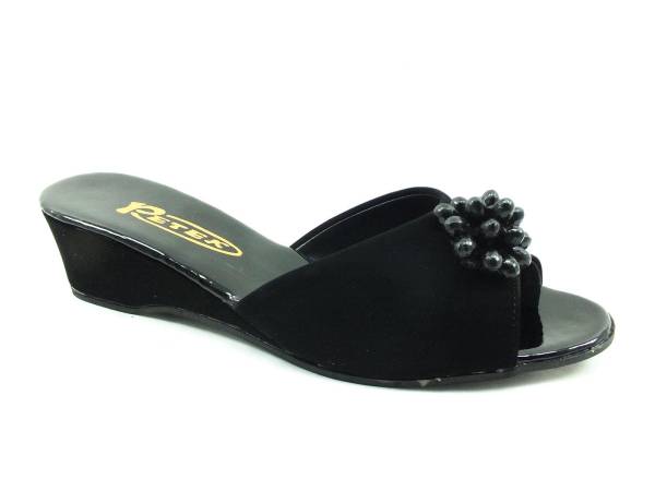 Çarıkçım Kadın Ev Terliği Siyah-Süet 19 70