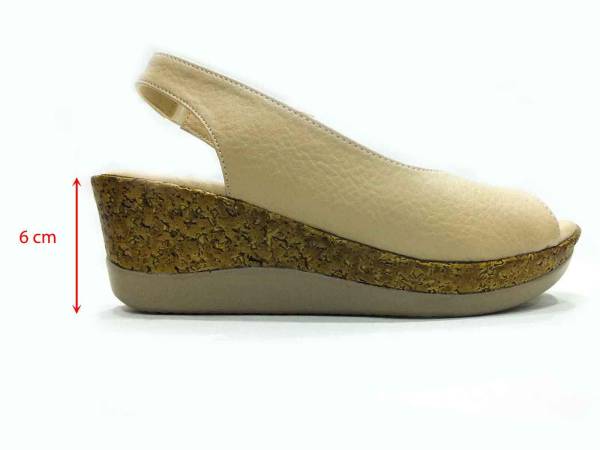 Çarıkçım Kadın Sandaleti Bej 133 A-05