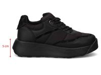 Çarıkçım Kadın Sneaker Ayakkabı Siyah 139 143 - Thumbnail