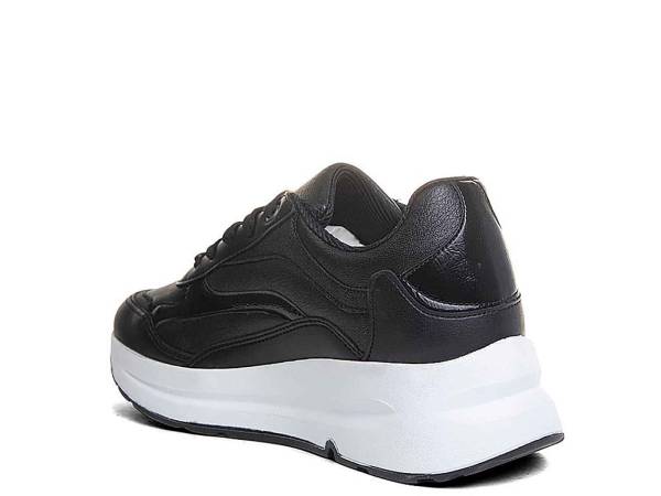 Çarıkçım Kadın Sneaker Ayakkabı Siyah-Beyaz 139 137