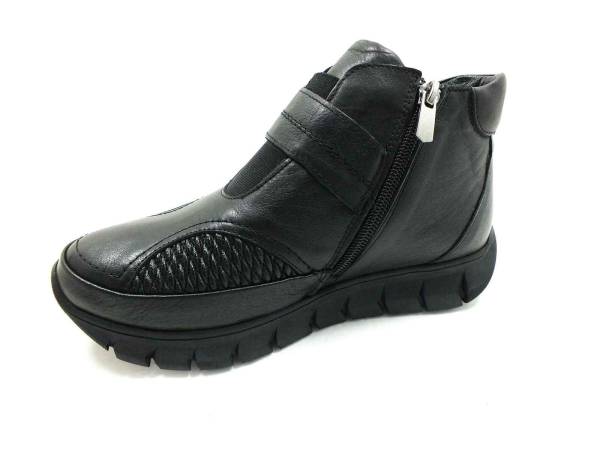 Çarıkçım Kemik Çıkığı Detaylı Ortopedik Bot Siyah 114 K805