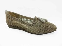 Çarıkçım Örgülü Kadın Sandaleti Bej 118 20 - Thumbnail