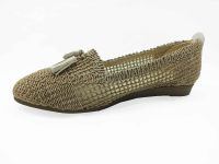 Çarıkçım Örgülü Kadın Sandaleti Bej 118 20 - Thumbnail