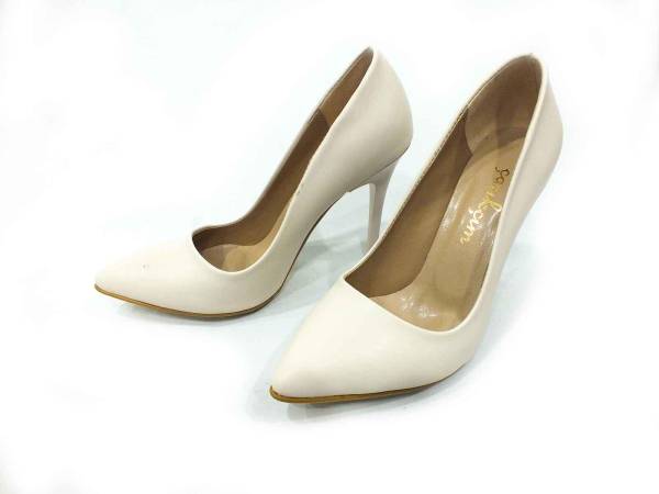 Çarıkçım Stiletto Kadın Ayakkabı Ekru 114 1519