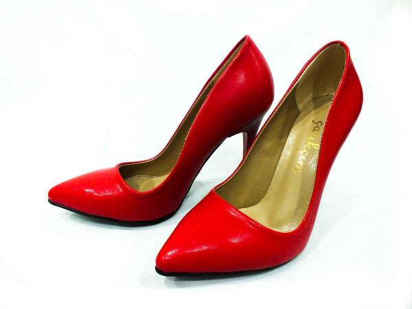 Çarıkçım Stiletto Kadın Ayakkabı Kırmızı 114 1519