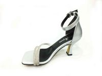 Çarıkçım Taşlı Topuklu Kadın Ayakkabı Gümüş 114 521 - Thumbnail