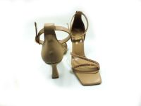 Çarıkçım Tek Bantlı 8 cm Topuklu Ayakkabı Ten 19 Z50 - Thumbnail