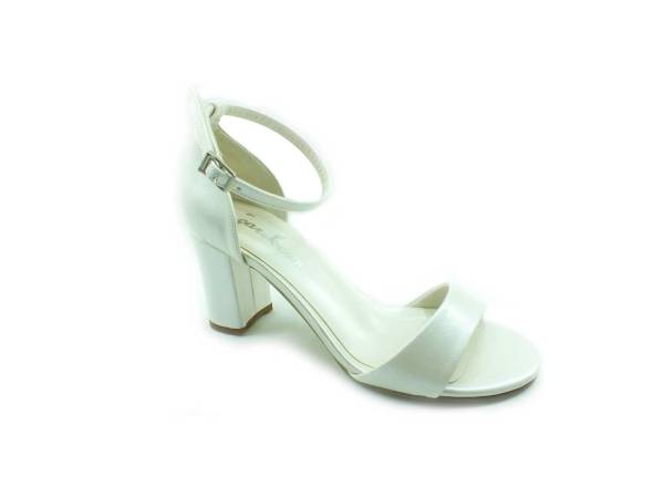 Çarıkçım Tek Bantlı Topuklu Kadın Ayakkabı - Sedef - 08