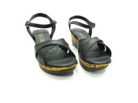 Çarıkçım Tokalı Kadın Sandaleti Siyah 133 A-03 - Thumbnail