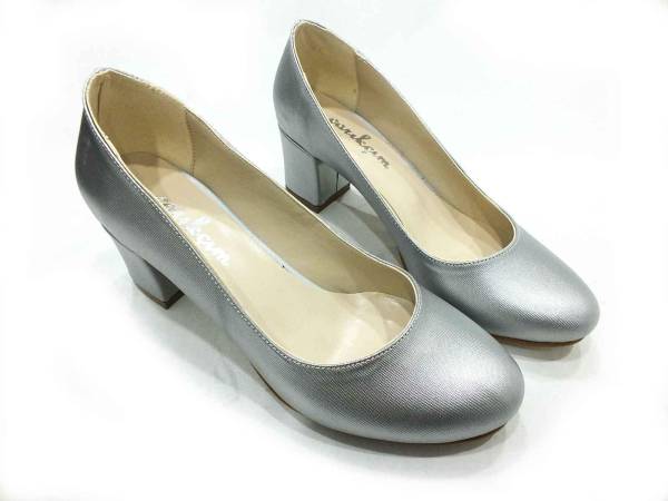 Çarıkçım Topuklu Bayan Ayakkabı Lame-Perde 61 301