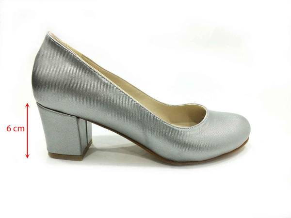 Çarıkçım Topuklu Bayan Ayakkabı Lame-Perde 61 301