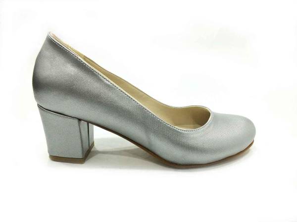Çarıkçım Topuklu Bayan Ayakkabı Lame-Perde 61 301