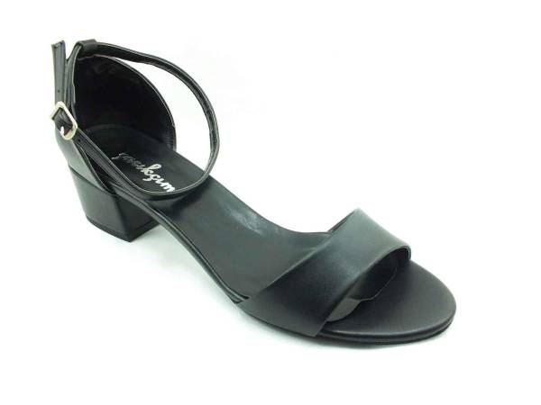 Çarıkçım Topuklu Bayan Ayakkabı - Siyah - 08-10