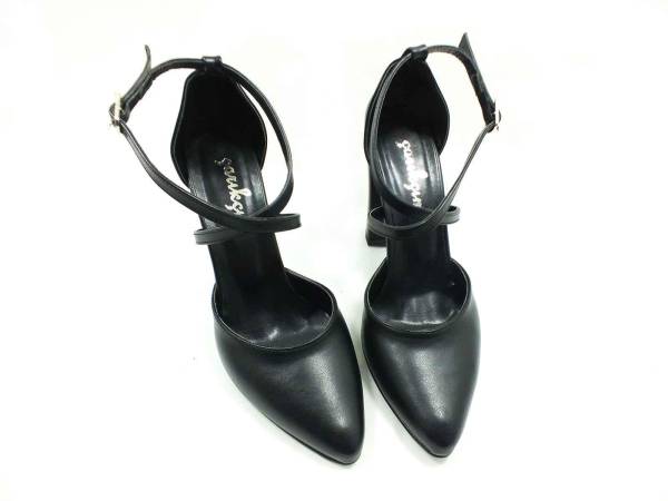 Çarıkçım Topuklu Bayan Ayakkabı Siyah 61 660