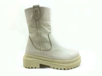 Çarıkçım Topuklu Hakiki Deri Kadın Botu Bej 86 266 - Thumbnail