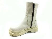 Çarıkçım Topuklu Hakiki Deri Kadın Botu Bej 86 266 - Thumbnail