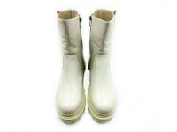 Çarıkçım Topuklu Hakiki Deri Kadın Botu Bej 86 266 - Thumbnail