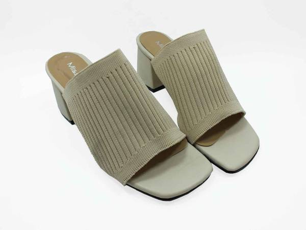 Çarıkçım Topuklu Kadın Terliği Bej 118 22