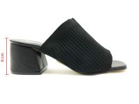 Çarıkçım Topuklu Kadın Terliği Siyah 118 22 - Thumbnail