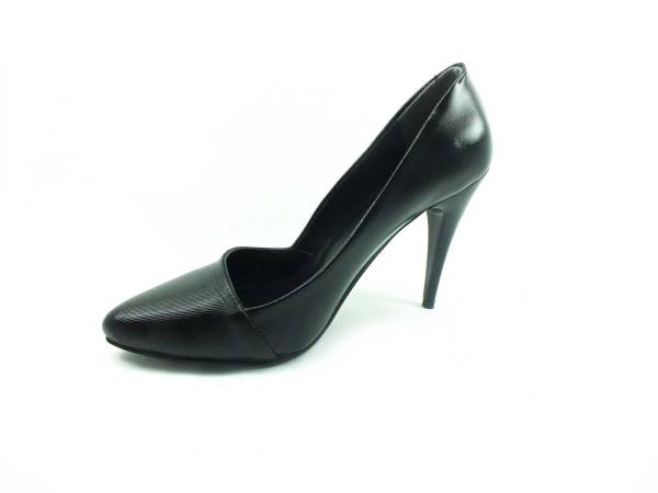 Çarıkçım Topuklu-Stiletto Ayakkabı - Siyah-Sıvama - 701