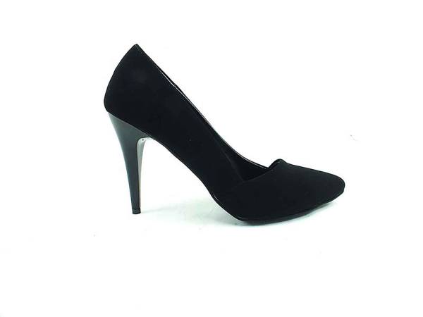 Çarıkçım Topuklu-Stiletto Ayakkabı xSiyah-Süet 61 701