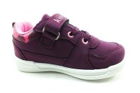 Cırtlı Çocuk Spor Ayakkabı - Mürdüm-Pembe - Enkos - Thumbnail