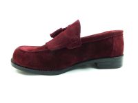 Corcik Kolej Erkek Ayakkabı - Bordo-Nubuk - 799 - Thumbnail