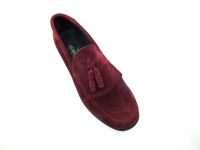 Corcik Kolej Erkek Ayakkabı - Bordo-Nubuk - 799 - Thumbnail