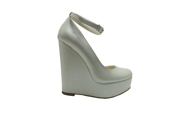 Çarıkçım Dolgu Topuklu Platform Bayan Ayakkabı - Sedef - 190