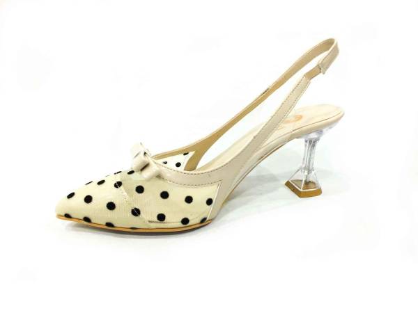 Ersoy Şeffaf Topuklu Kadın Ayakkabı Ten 50 307