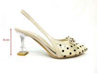 Ersoy Şeffaf Topuklu Kadın Ayakkabı Ten 50 307 - Thumbnail