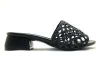 Ersoy Topuklu Kadın Terliği Siyah 80 85 - Thumbnail