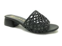 Ersoy Topuklu Kadın Terliği Siyah 80 85 - Thumbnail