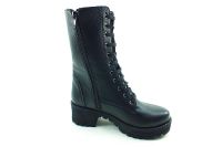 Fermuarlı Bayan Bot - Siyah - 1662 - Thumbnail