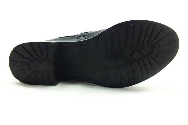 Fermuarlı Bayan Bot - Siyah - 2861