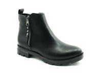 Fermuarlı Bayan Bot - Siyah - 99.101 - Thumbnail