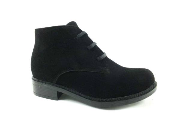 Çarıkçım Kadın Bot - Siyah-Süet - 640-03
