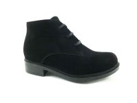 Çarıkçım Kadın Bot - Siyah-Süet - 640-03 - Thumbnail