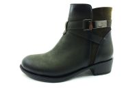 Fermuarlı Bayan Bot - Yeşil - 2857 - Thumbnail