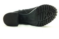 Fermuarlı Bayan Çizme - Siyah-Süet - 5400 - Thumbnail