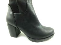 Beety Fermuarlı Bayan Çizme - Siyah - 5407 - Thumbnail