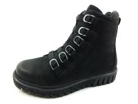 Fermuarlı Deri Bayan Bot - Siyah - 17955 - Thumbnail