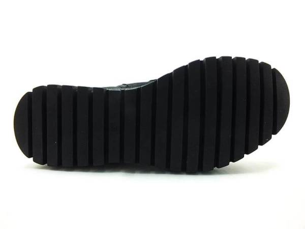 Fermuarlı Deri Bayan Bot - Siyah - 17955