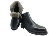 Fermuarlı Gerçek Deri Erkek Bot Siyah 70 JMS FR 25992-Siyah - Thumbnail