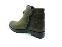 Fermuarlı Kadın Botu - Haki - 99110 - Thumbnail