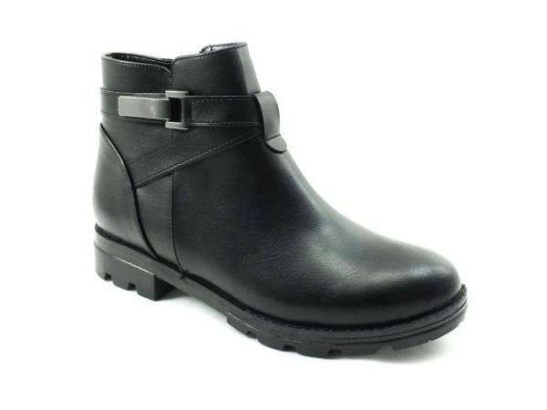 Fermuarlı Kadın Botu - Siyah - 99110