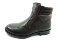 Fermuarlı Ortopedik Erkek Bot - Kahve - 31664 - Thumbnail